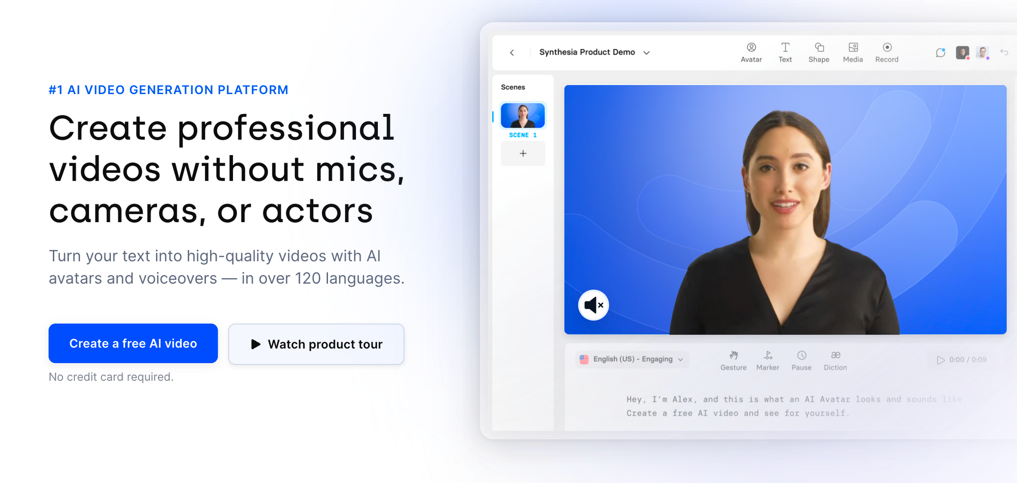 Synthesia - 生成 AI ツール