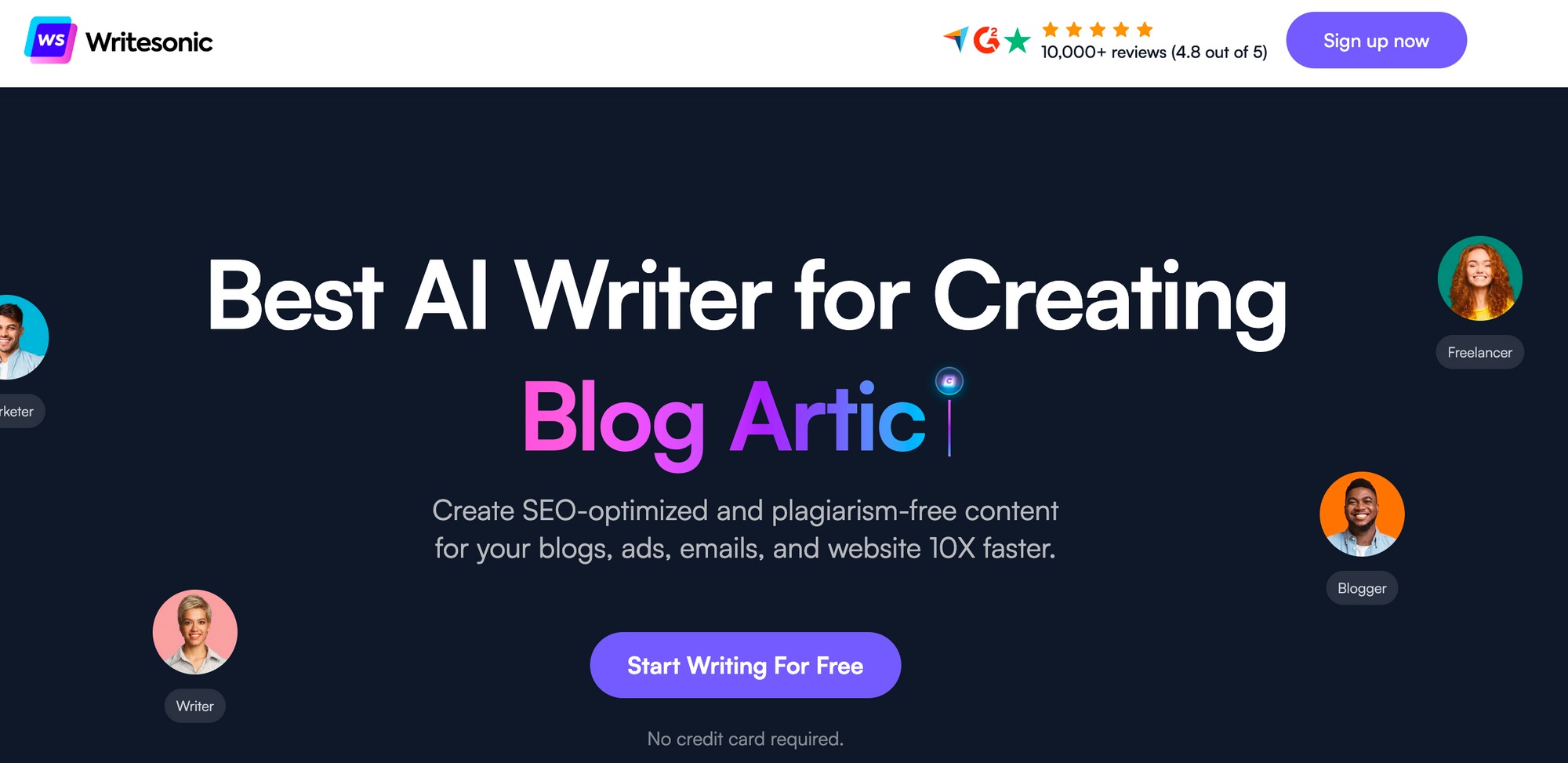 Writesonic - 生成 AI ツール