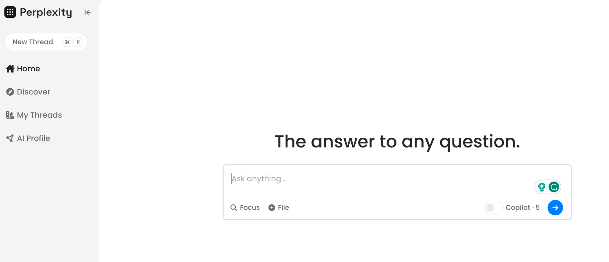 Perplexity AI - 生成 AI ツール