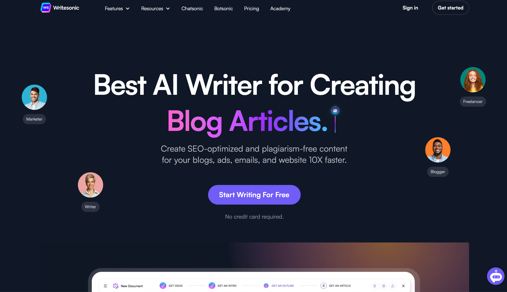 Writesonic - บทบาทของ AI ในการปฏิวัติการตลาด B2B