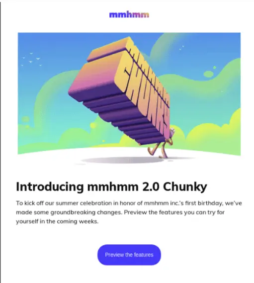 mmhmm-البريد الإلكتروني الترويجي