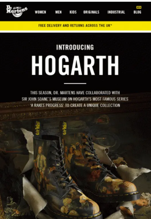 drmartens-البريد الإلكتروني الترويجي