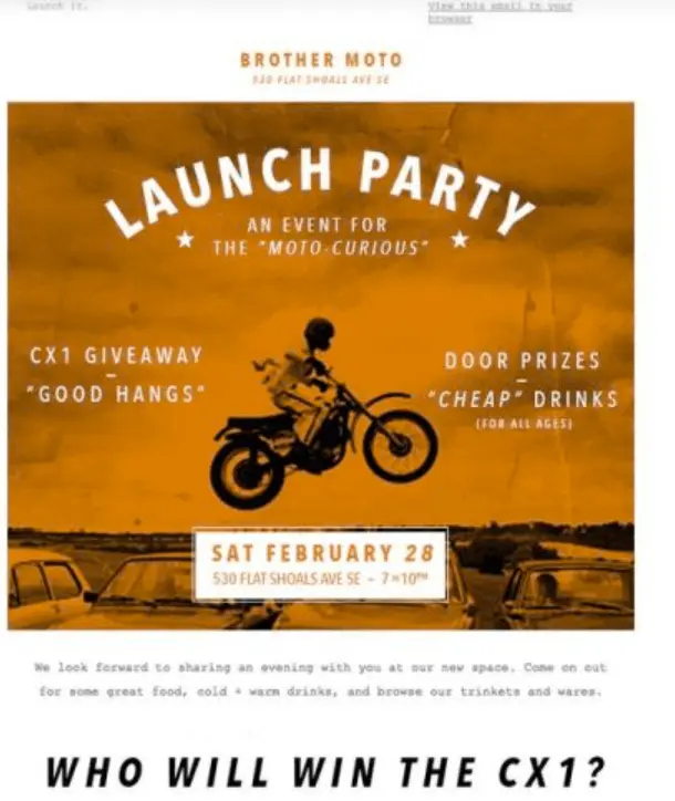 البريد الإلكتروني الترويجي الأخ-موتو