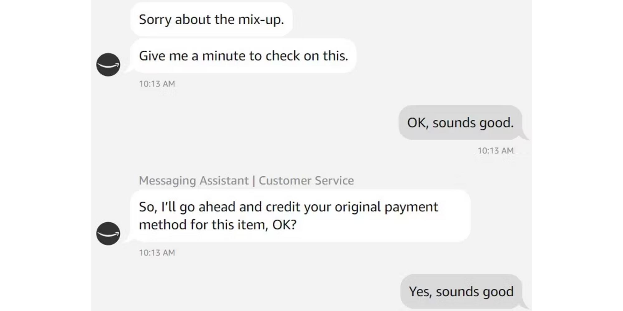 Exemplo de chatbot orientado a aplicativos da Amazon da Android Police