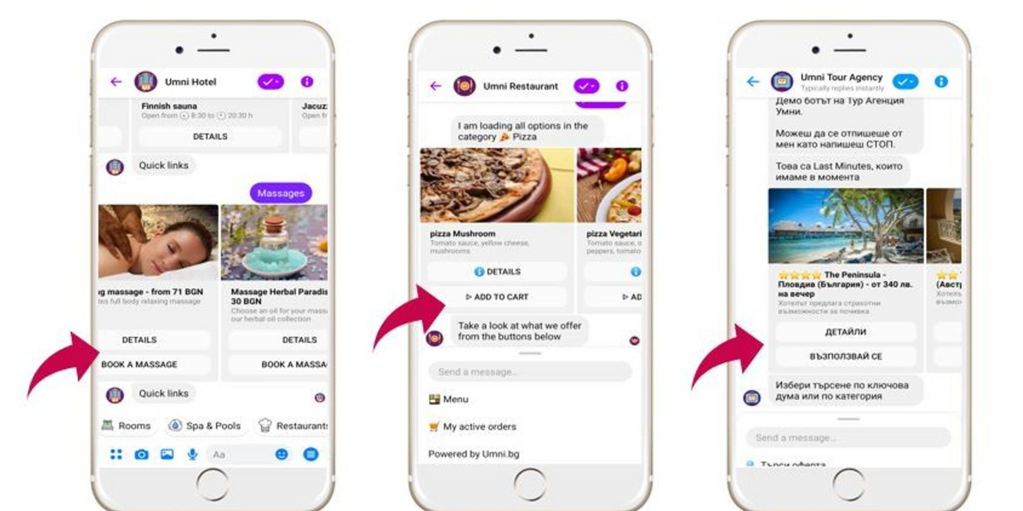 Exemplo de chatbot híbrido