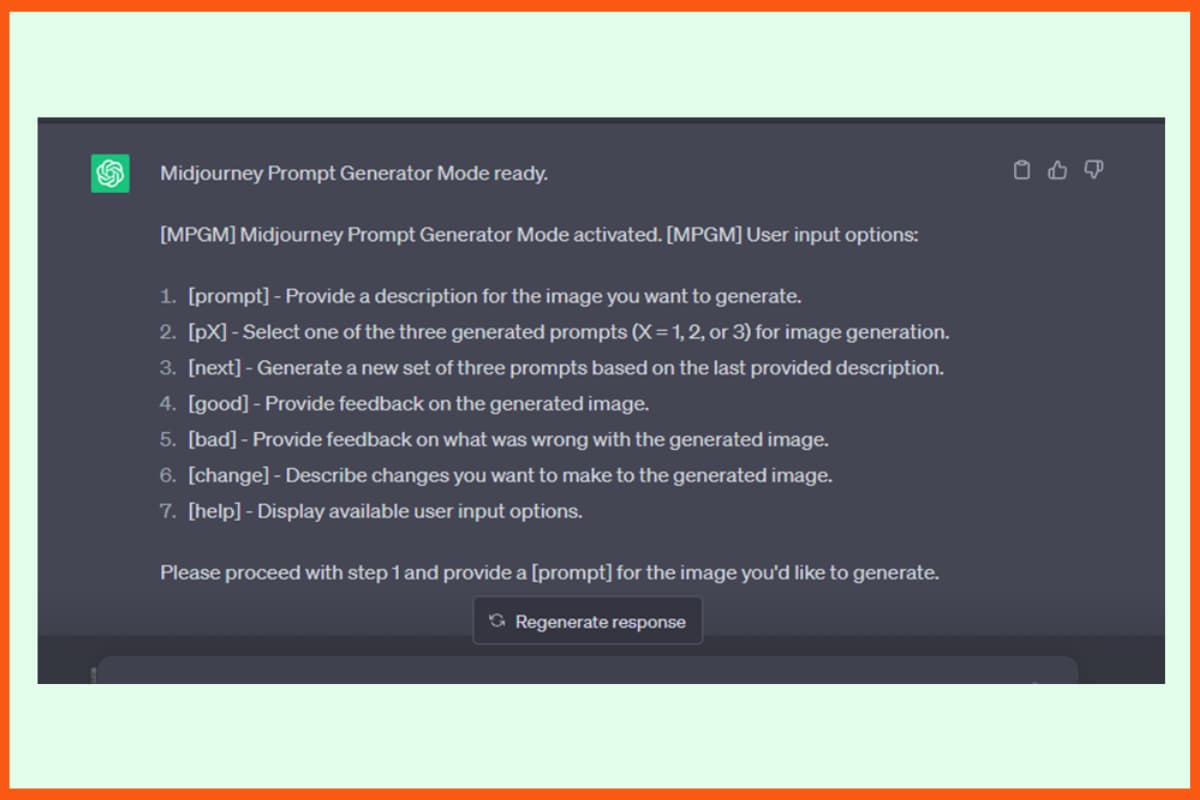 Podpowiedzi w trakcie podróży na ChatGPT