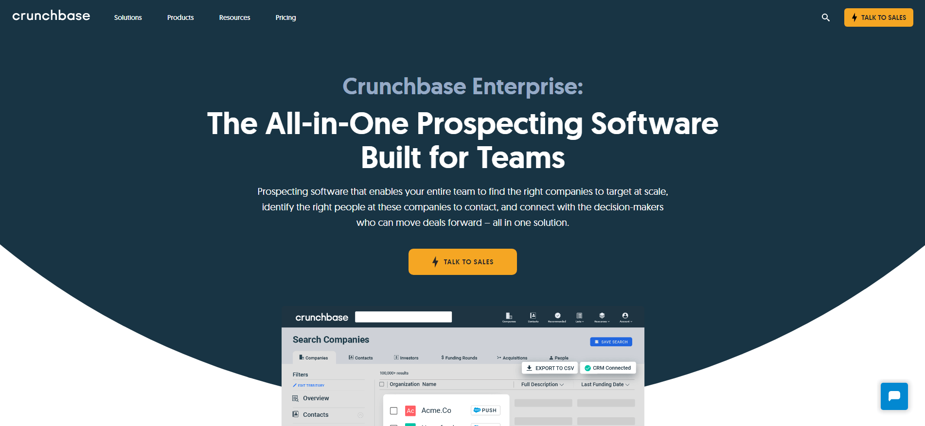 crunchbase-หน้าหลัก