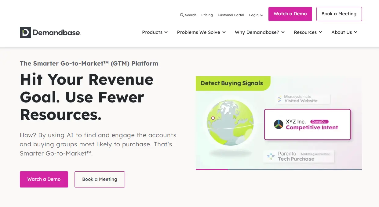 Demandbase-หน้าหลัก