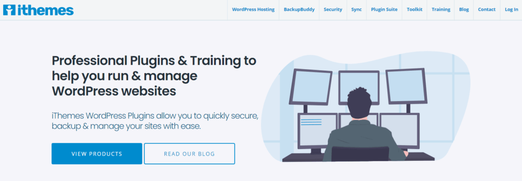 10+ En İyi WordPress Tema Sağlayıcıları (Güncellenmiş liste) 20 ithemes homepage