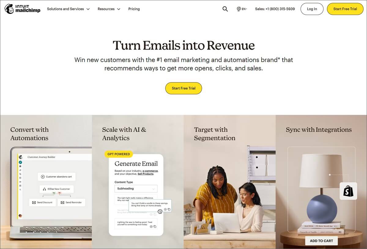 mailchimp önyüklemeli