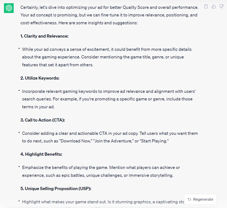 Aviso ChatGPT para Google