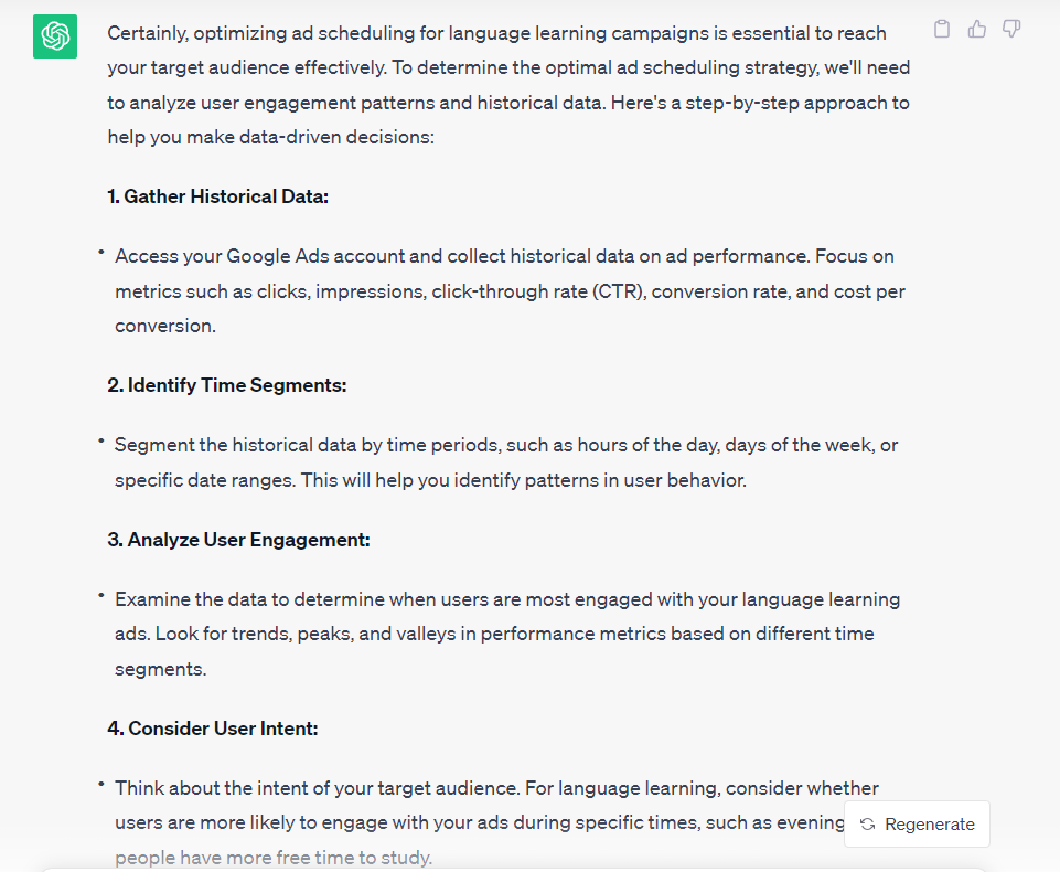 Aviso ChatGPT para Google