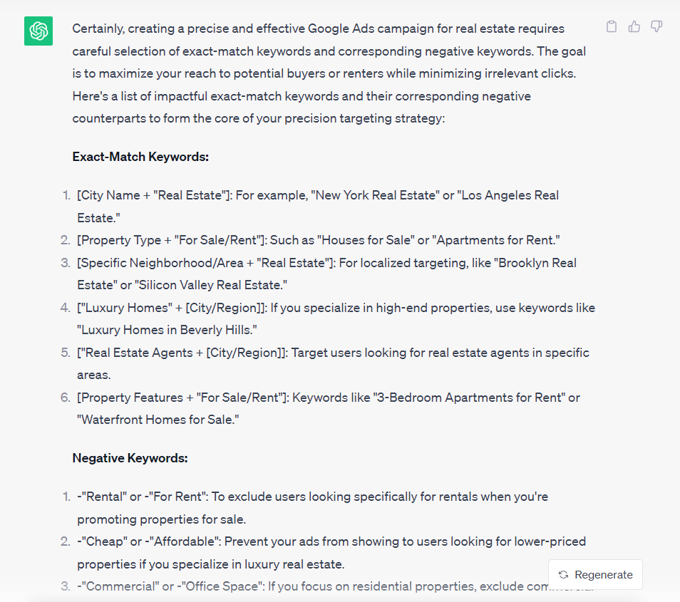 Aviso ChatGPT para Google