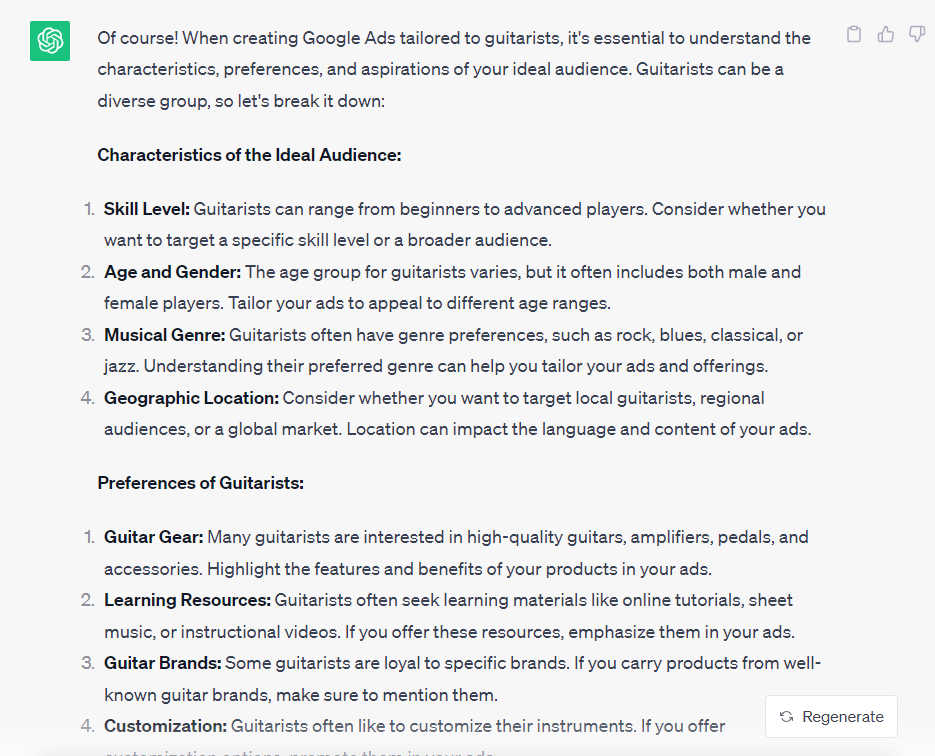 Aviso ChatGPT para Google