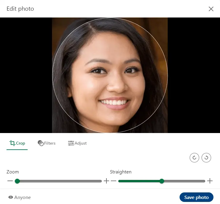 linkedin 编辑个人资料照片
