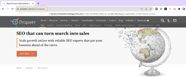 einfache beschreibende URL