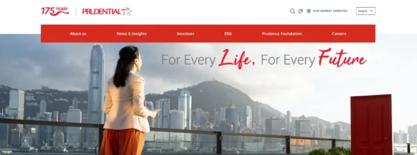 conteúdo visual no site prudencial