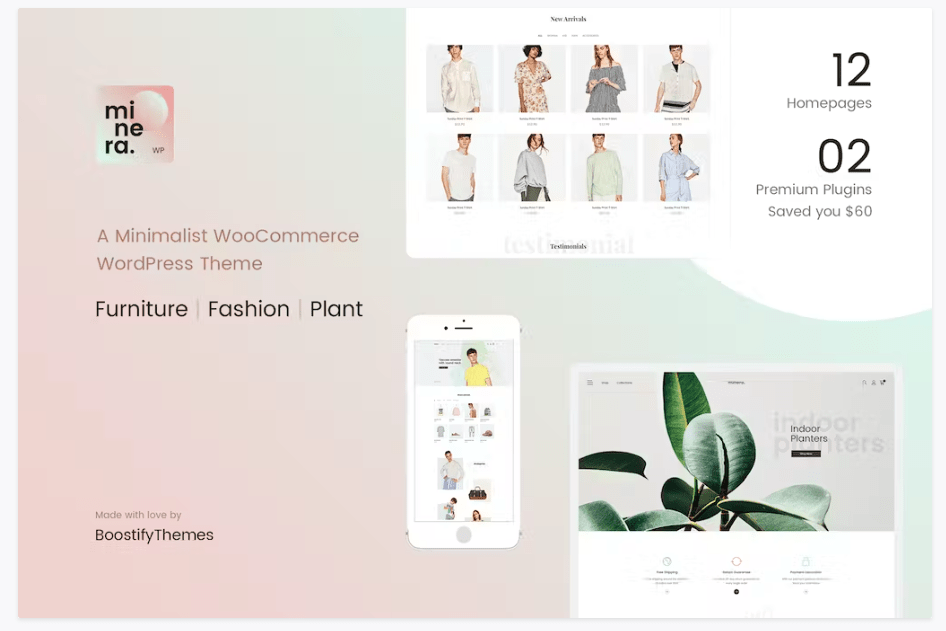 Ejemplo de tema premium de WordPress