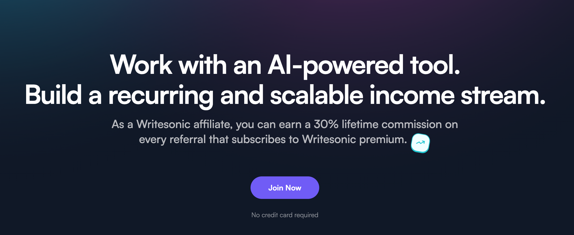 Writesonic 附属计划