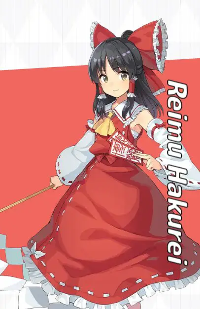 Touhou: Yeni Dünya Oyun Karakteri Reimu Hakurei