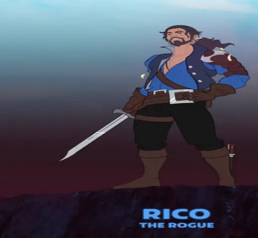Personaggio del gioco MythForce Rico