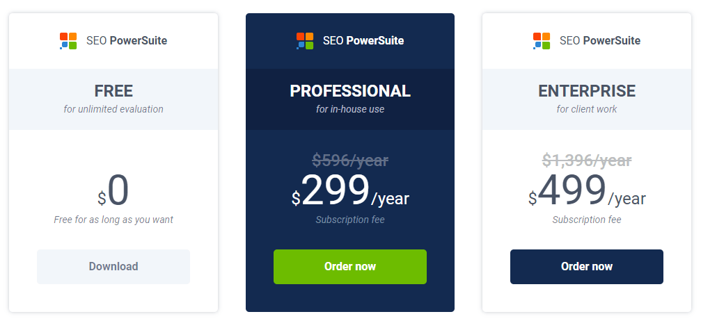 تراخيص SEO PowerSuite