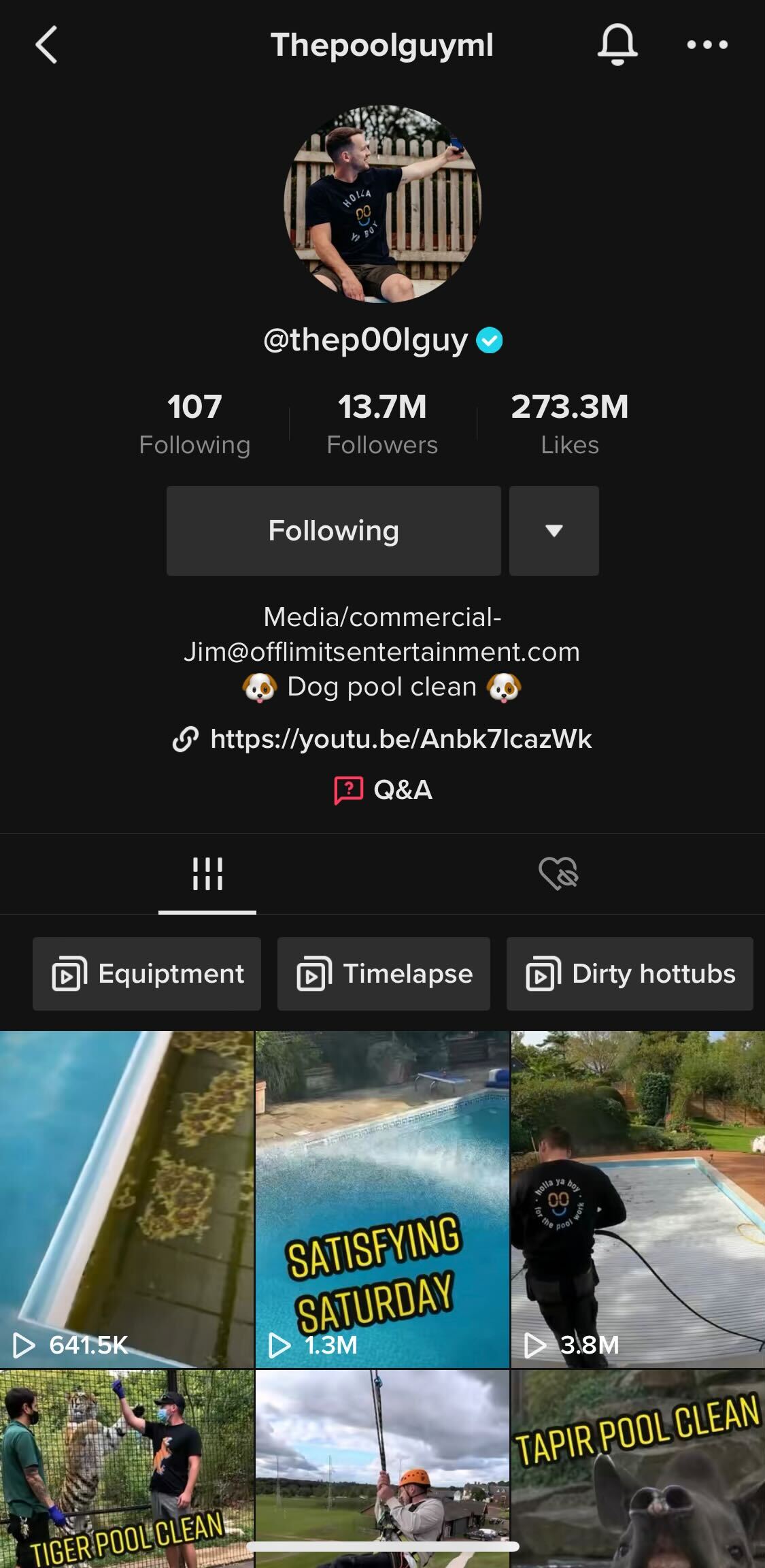 thep00lguy'un tiktok'unun ekran görüntüsü