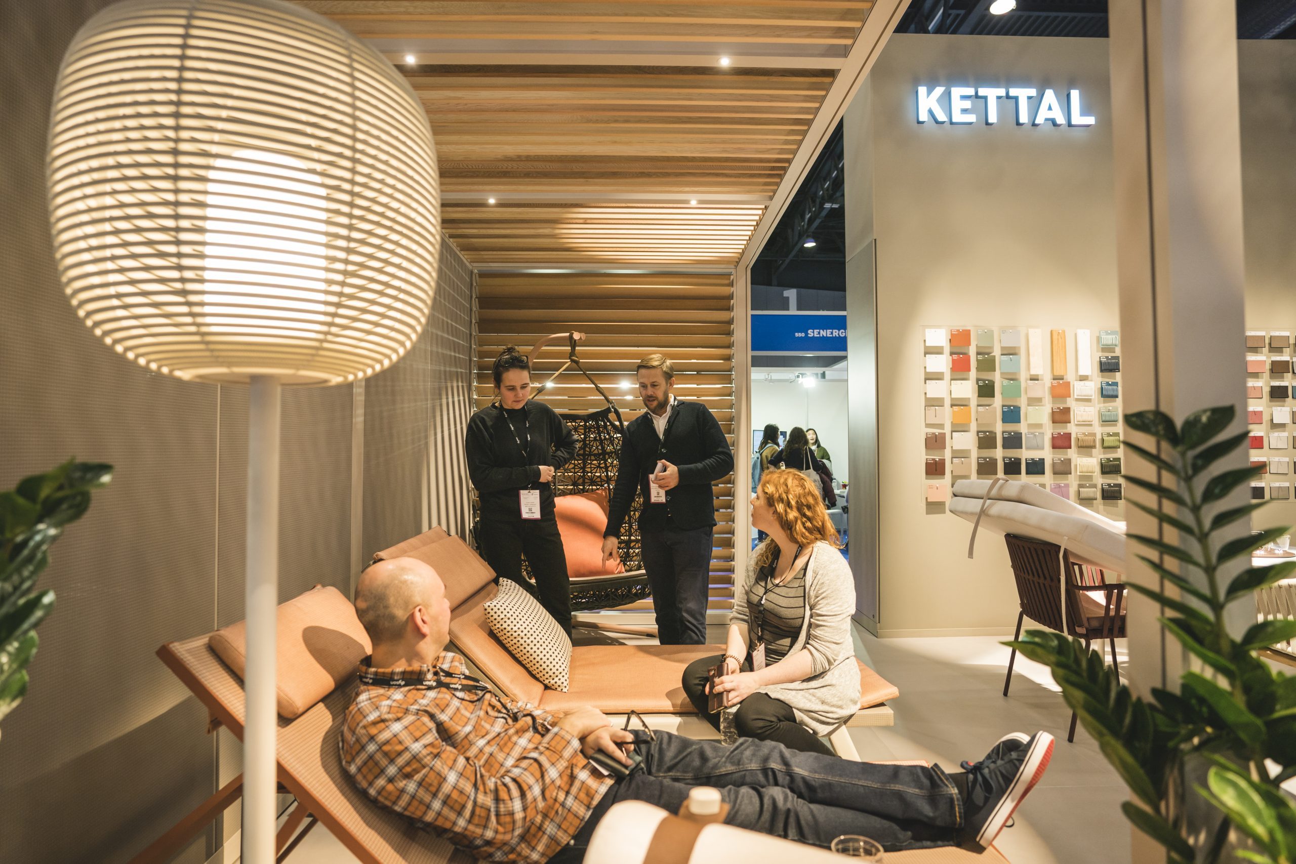 Etkinlik standının fotoğrafı