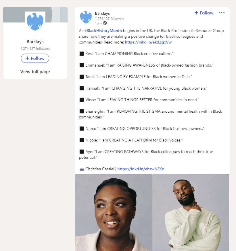 Bir LinkedIn gönderisinin ekran görüntüsü