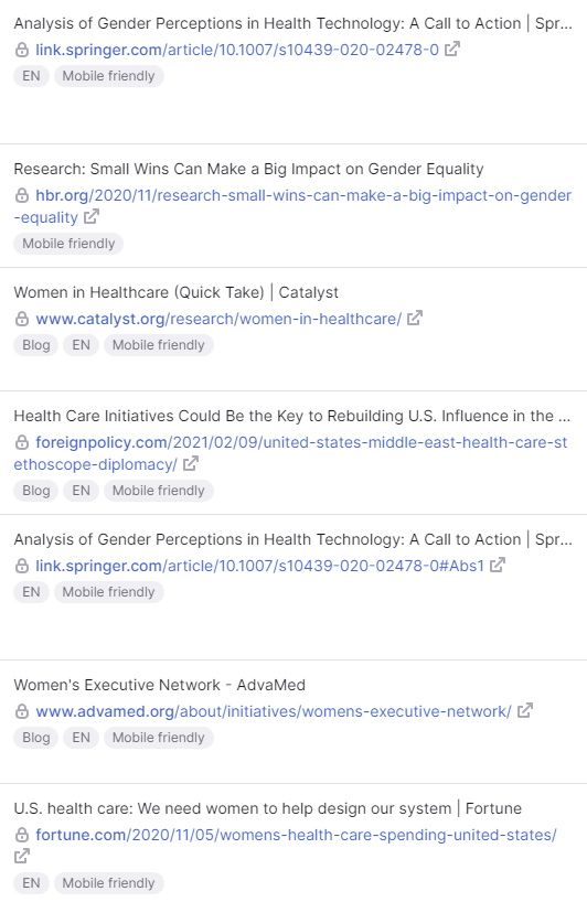 Semrush'taki geri bağlantıların ekran görüntüsü