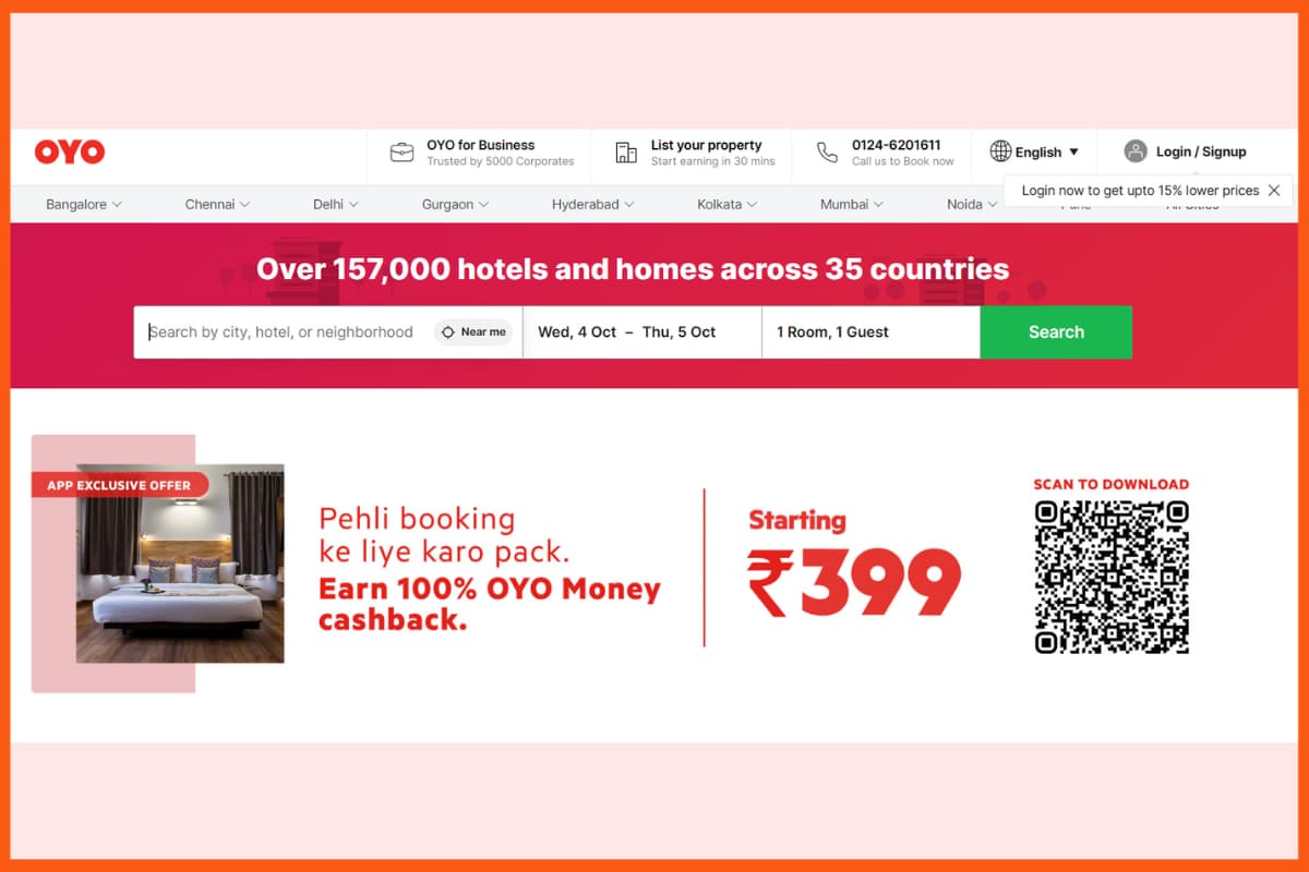 Pemesanan Online Kamar OYO