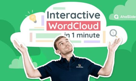 ควบคุมศักยภาพของ AhaSlides.com สำหรับ Word Clouds ที่ทำงานร่วมกันแบบสด