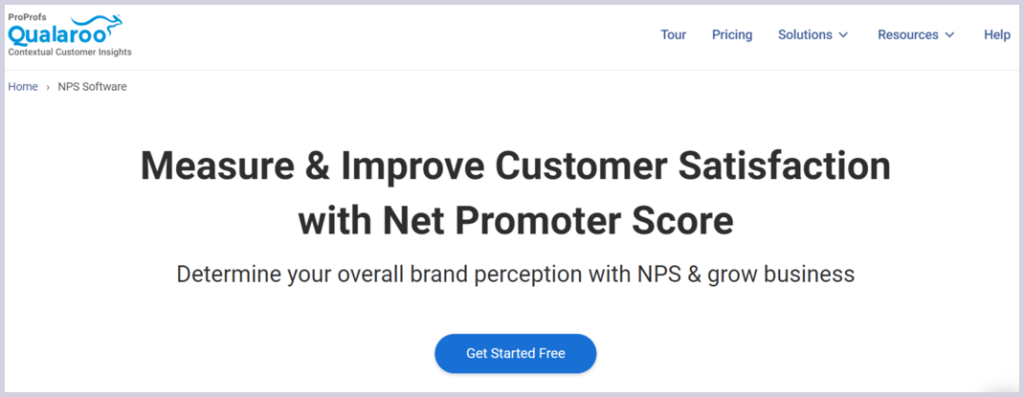 Encuesta NPS de Qualaroo