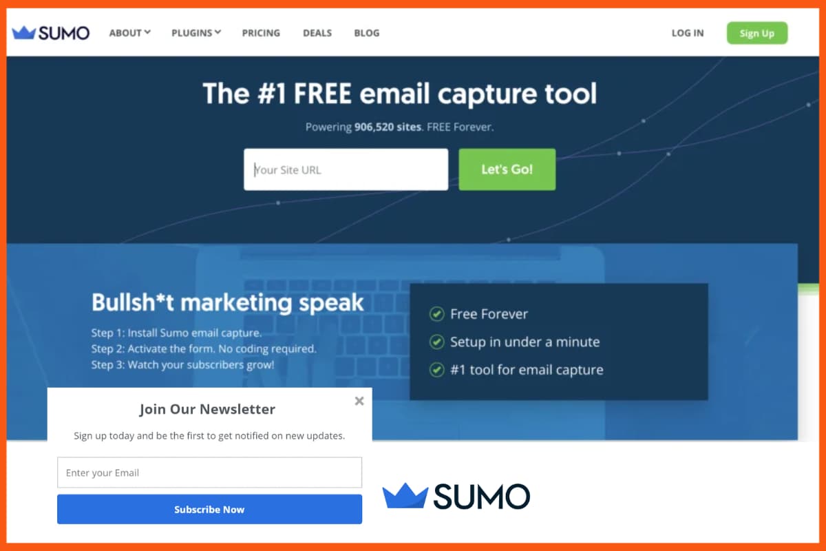 Sumo: i migliori plugin popup Exit-Intent per WordPress