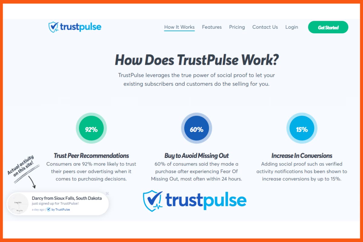 TrustPulse: i migliori plugin popup Exit-Intent per WordPress