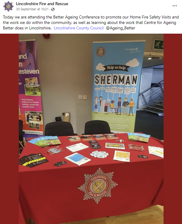 Better Aging Conference의 링컨셔 소방구조대 사진