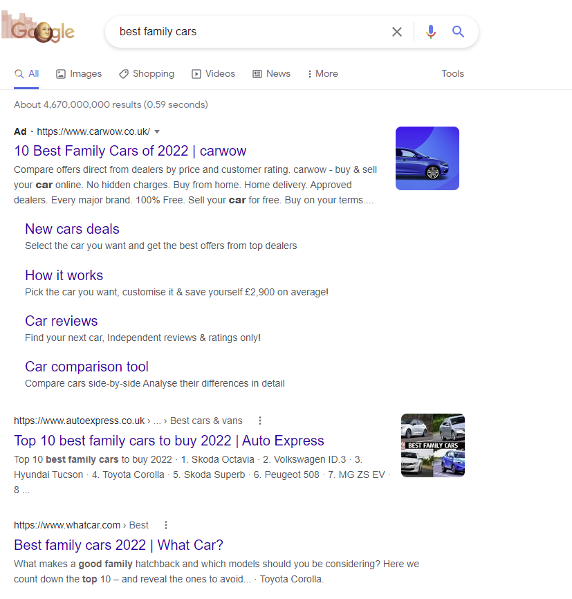 Google 검색결과 스크린샷