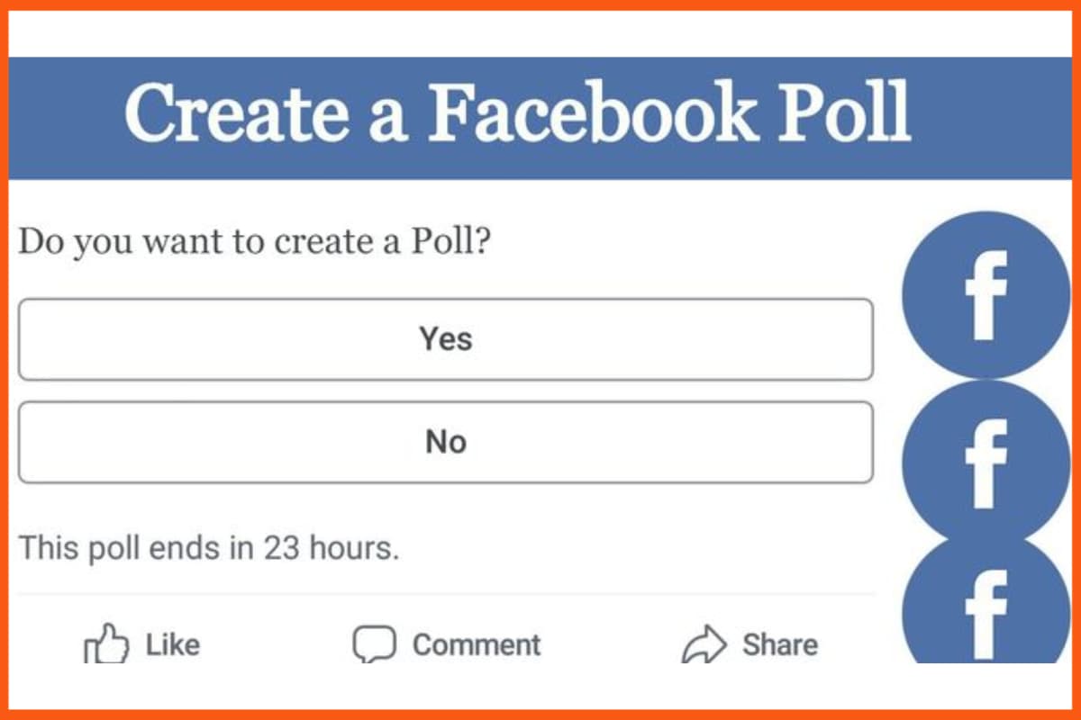 Ejemplo de encuesta de Facebook