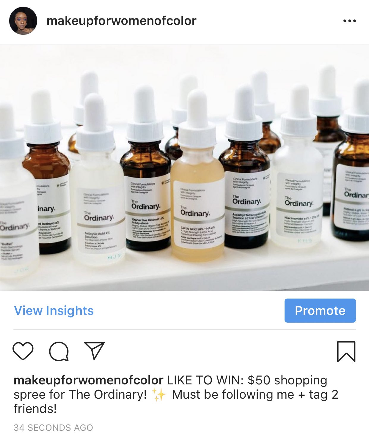 Makyaj hediyesinin ekran görüntüsü