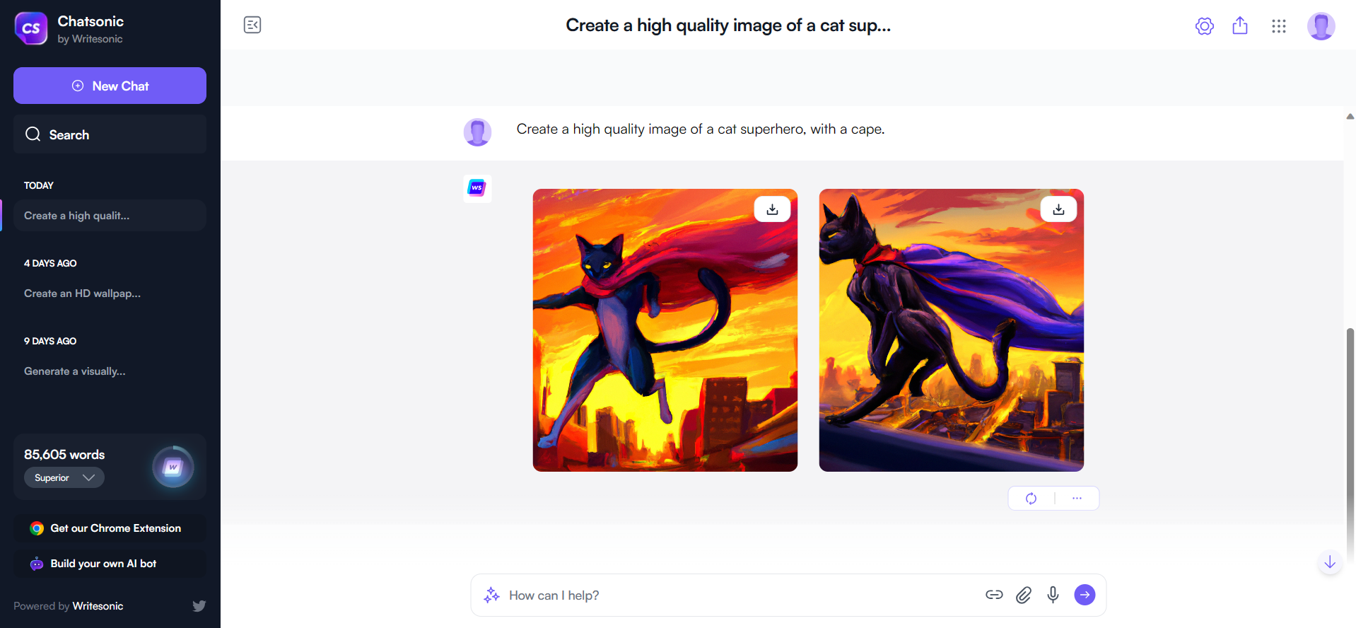 Image IA générée par Chatsonic - Modèle DALL E
