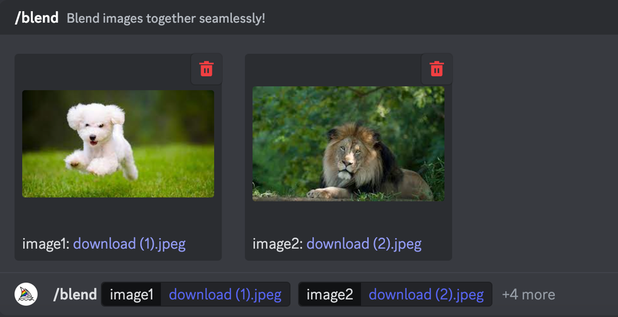 Komenda /blend w połowie podróży — jak używać komendy w połowie podróży