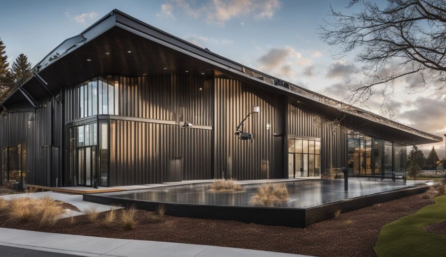 Conceptions de bâtiments métalliques :