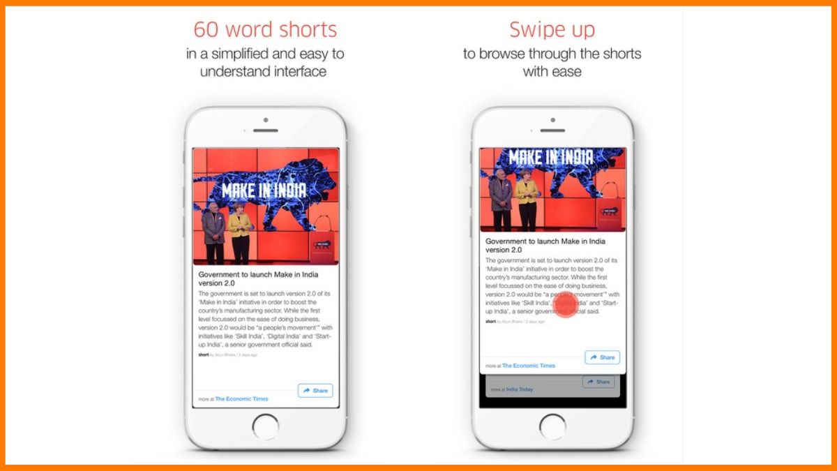 Applicazione Inshorts
