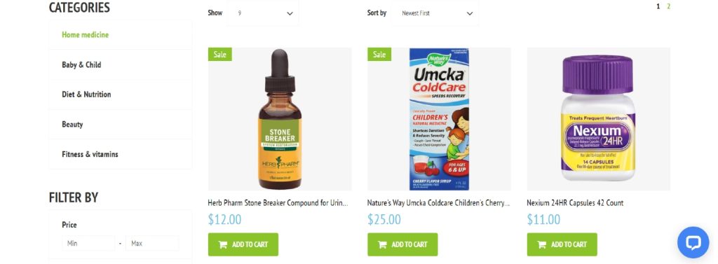 產品設計頁面價格