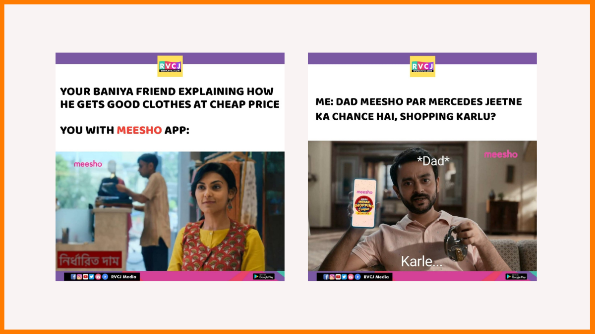 Meme Inserito da RVCJ Collaborando con Meesho