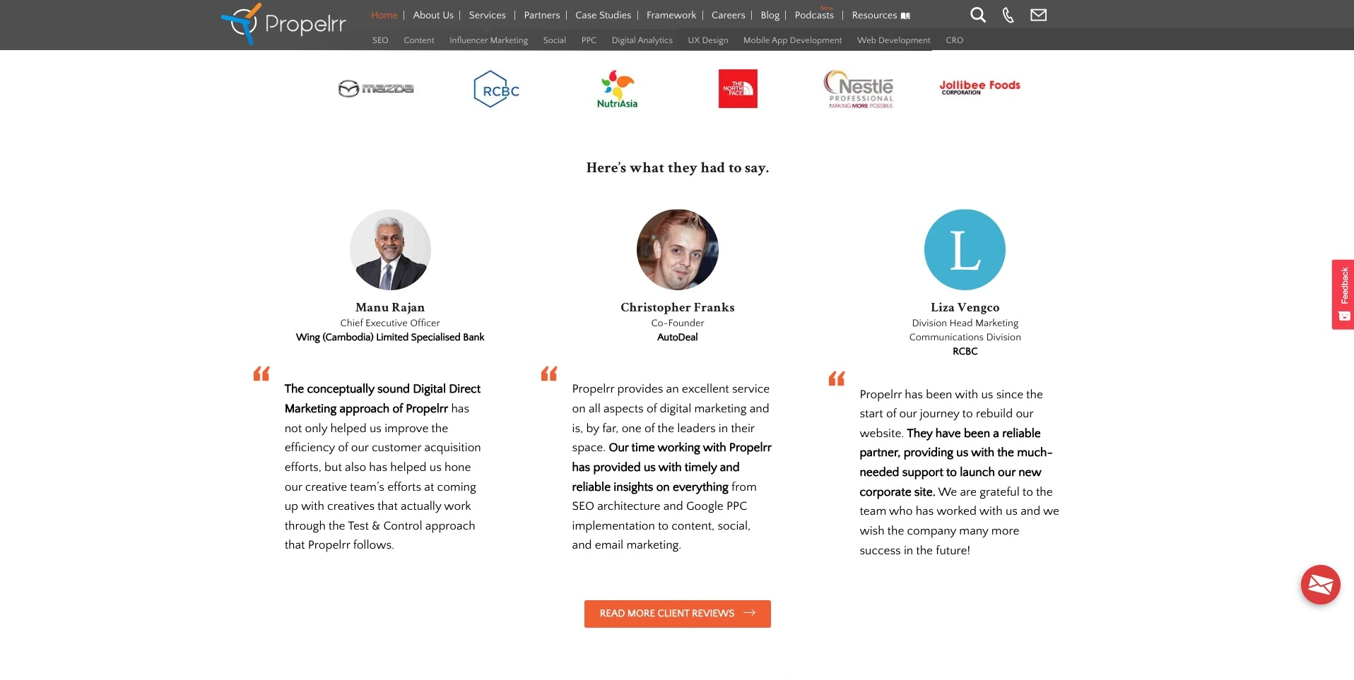 testimoni pelanggan untuk pengoptimalan konversi