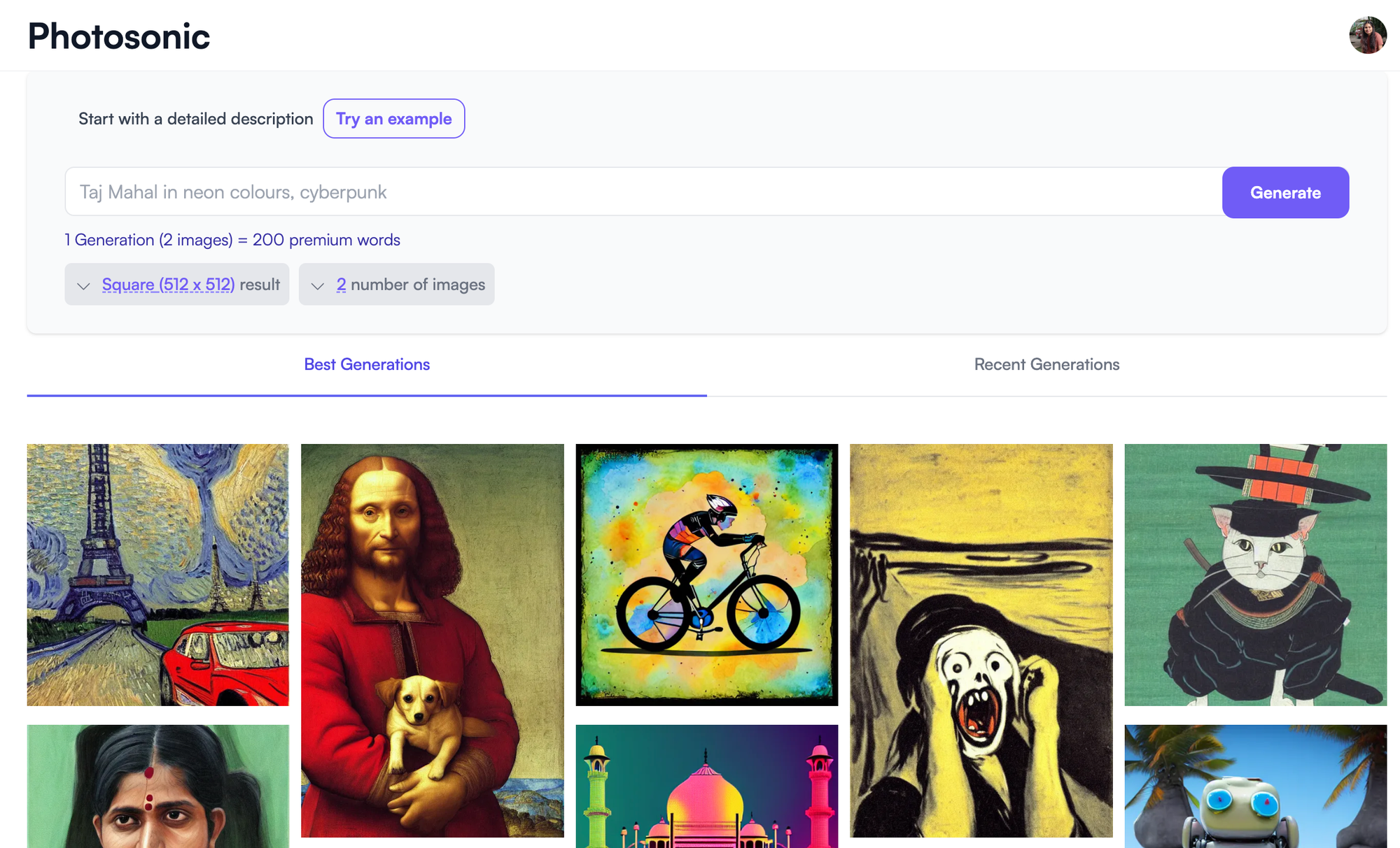 Fotonik - Generator seni Ai