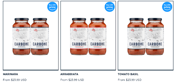 Prime ile Satın Al koleksiyonu sayfası