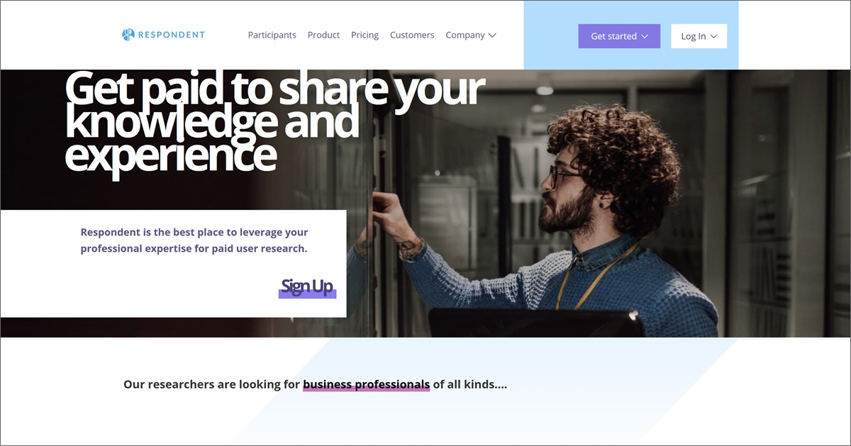 回答者参加者のホームページ