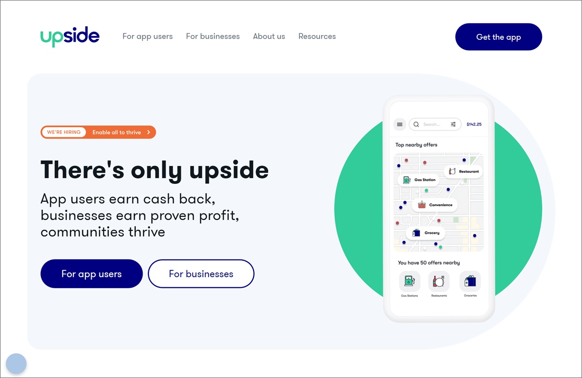 アップサイドアプリ